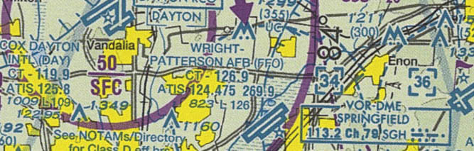 FFO Patterson AFB Sectional Chart