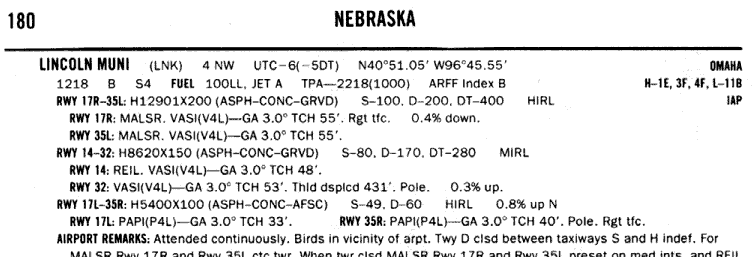 Airport/Facility Directory̗ATop