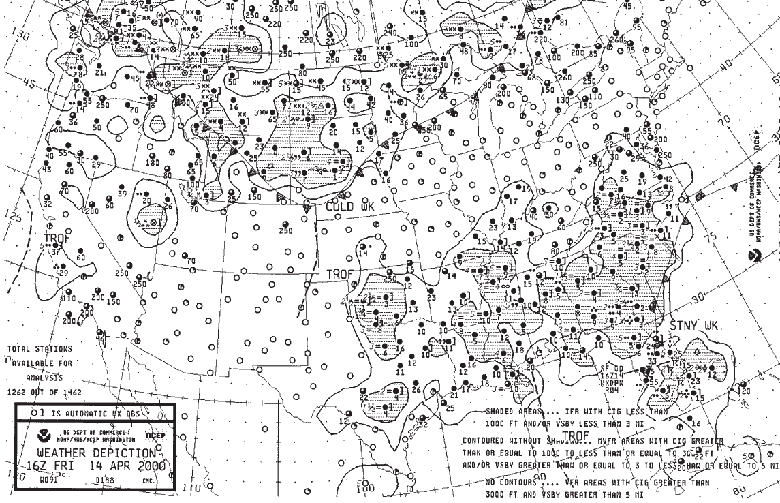 Weather Depiction ChartA@W̌{