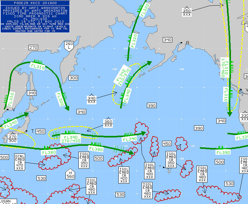 {ƃAJC݂High-Level Significant Weather Prognostic Charts