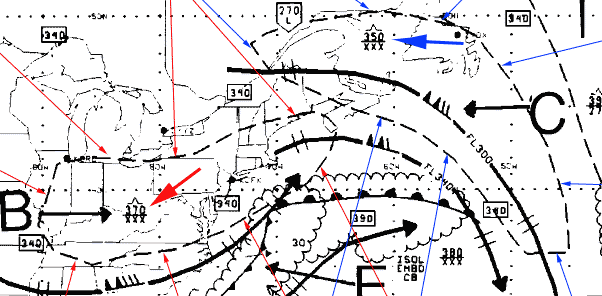 High-Level Significant Weather Prognostic Charts - Turbulence C@ML̗